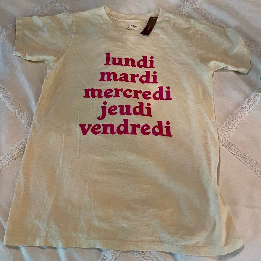 J crew graphic tee